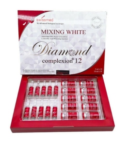 Swissmed Mixing White Diamond Complexion 12 Glutathione Injection