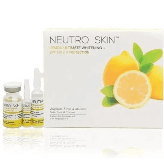 Neutro Skin Lemon Ultimate Whitening SPF 100 UV Protection Injection