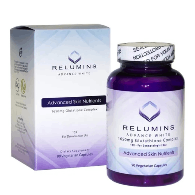 Relumins Advance Skin Nutrition 1650mg Glutathione Complex Capsules