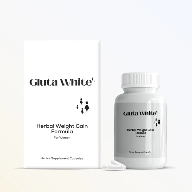 Gluta White Herbal Weight Gain Formula Capsules Female