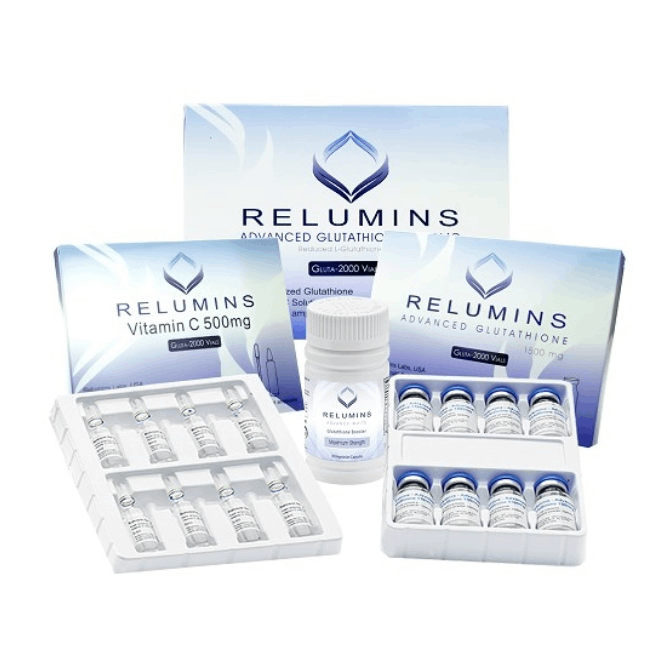 Relumins Advance Glutathione 2000mg Injection With Booster Capsules
