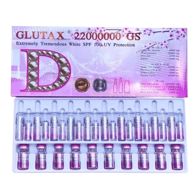Glutax 22000000GS Extremely Tremendous White SPF 100 UV Protection Injection