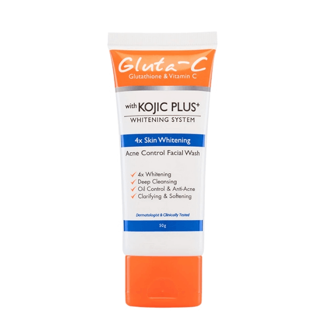 Gluta C With Kojic Plus Whitening System Facial Wash