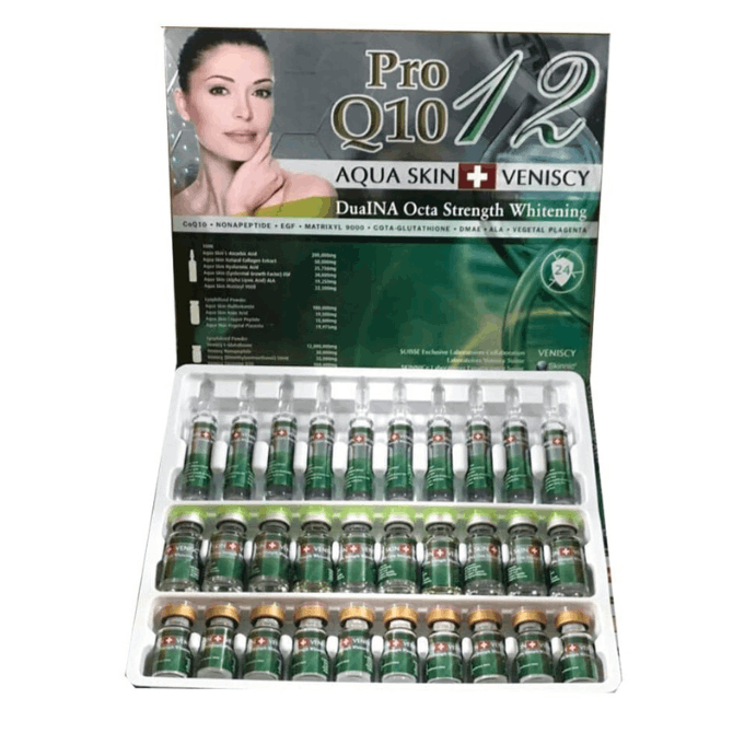 Aqua Skin Veniscy 12 Pro Q10 DualNA Octa Strength Whitening Injection