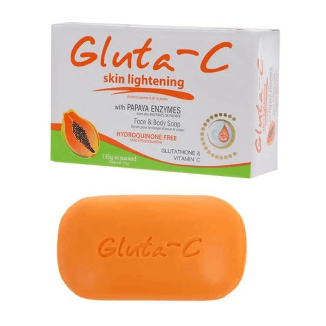 Gluta C Skin Lightning with Papaya Enzymes Face and Body Soap