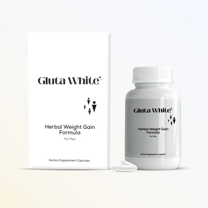 Gluta White Herbal Weight Gain Formula Capsules Men